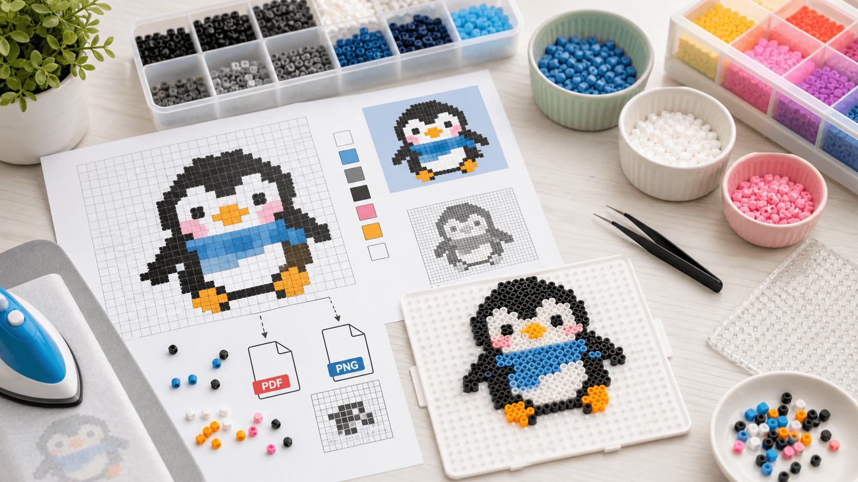 How to Use Perler Bead Patterns: Download, Edit, and Export