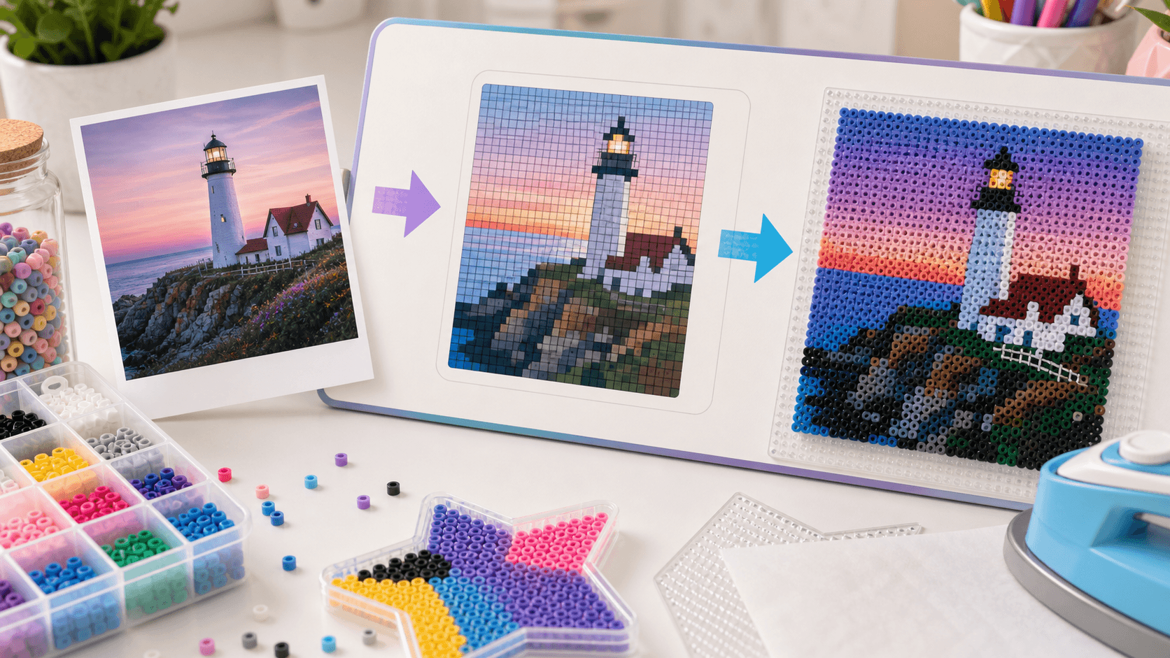 How to Turn a Photo into a Perler Bead Pattern